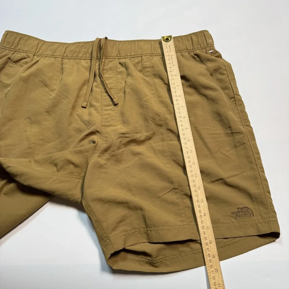 The North Face Swim Trunks Mens 2XL Beige‎ Elastic Waist Mesh Lined Shorts